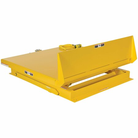 VESTIL Ergo Lift/Tilt Table, 6000 lb. Cap, 460V/Ph 3, 54"W, 48"L ULTT-5448-6-YEL460-3